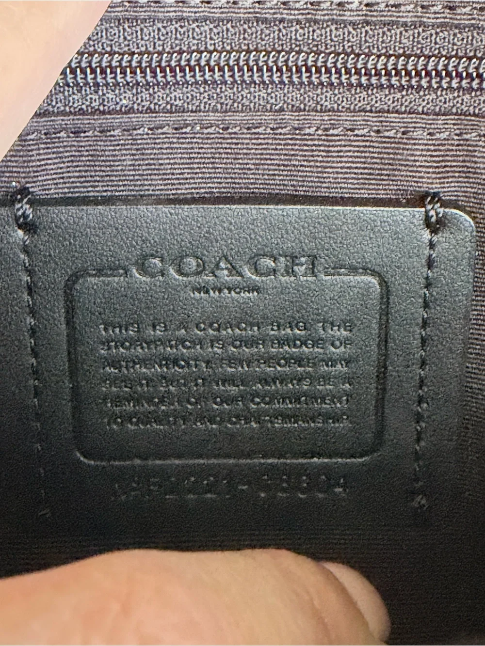 Coach Mini Backpack in Brown and Black with Gold Hardware